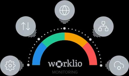 Security monitoring dashboard illustration