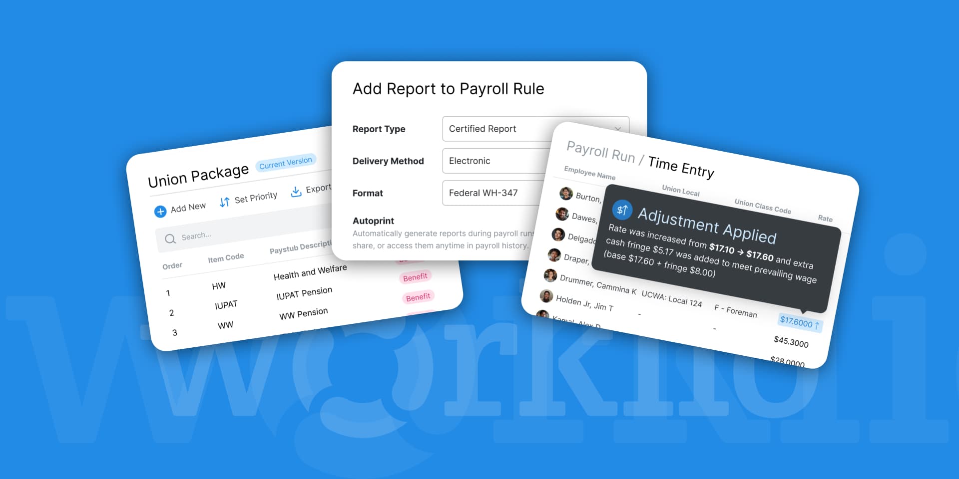 Why most embedded payroll APIs can't handle certified payroll, prevailing wage, and unions